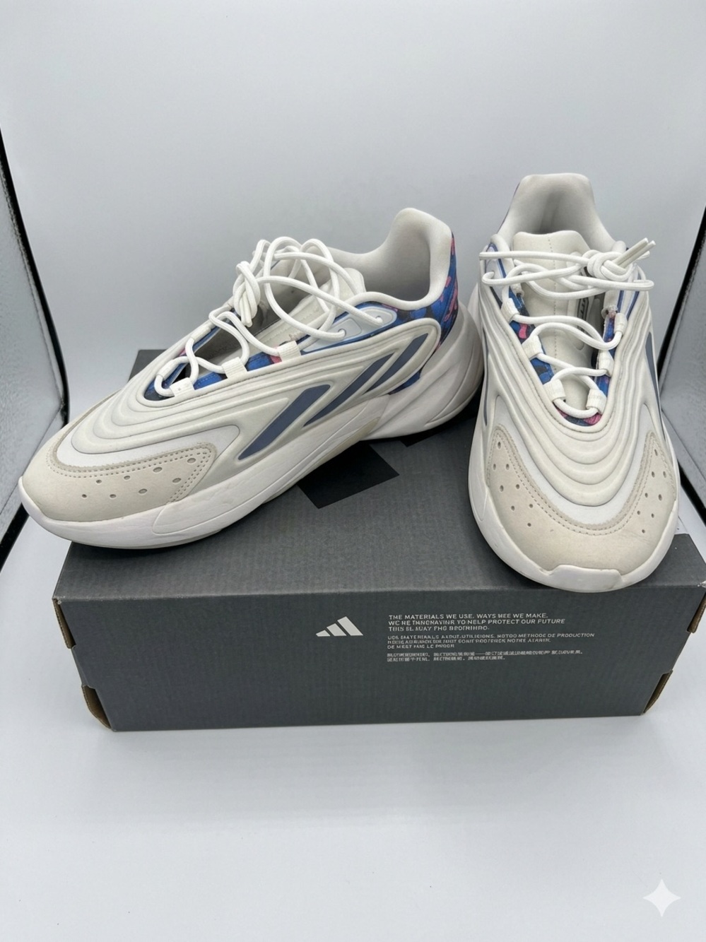 Adidas Ozelia White Wonder Steel Camo GX4345 Men's Size US 8.5 - Worn 3 Times